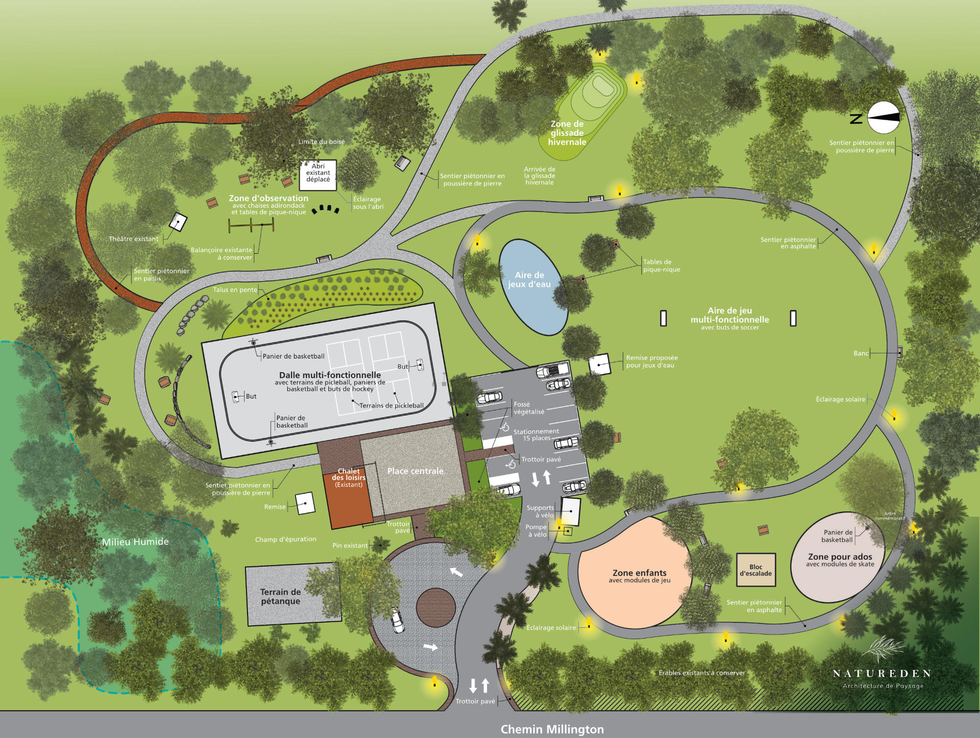 Réaménagement du parc des loisirs - Municipalité d'Austin